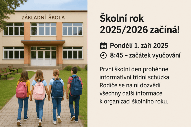 Nový školní rok 2025-26