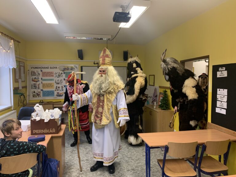 Mikuláš u nás ve škole